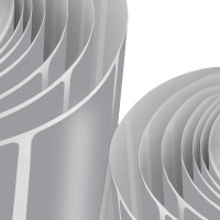 地造天成 JYDBQ220 85*140mm 厚度:5丝 打印标签 50片/卷 1卷 银色