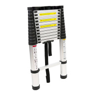 地造天成 JYZJT200 3.2米 防滑稳固 39mm加厚大关节 铝合金竹节梯 1把