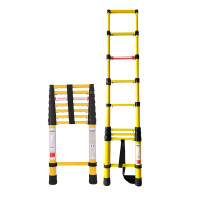 地造天成 JYZJT500 2米 无碱玻璃钢绝缘材质 竹节伸缩梯 1把