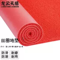 龙云天盾丝圈地垫加厚防水刮沙进门脚垫电梯酒店迎宾可裁剪PVC除尘防滑垫宽1.2米*厚15mm*长1米红(要几米拍几米)