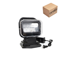 讯博士 CZTZD110 50W IP65 12V 白光5000K LED 智能遥控车载探照灯(计价单位:盏)黑色