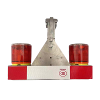 讯博士 TYNJSD240 LED太阳能警示灯(双灯) (计价单位:盏) 红色