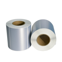 植巾 JT730 高分子热转印宽胶贴纸 标签胶贴 1.00 卷/盒 (计价单位:盒) 银色