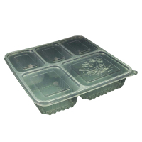 植巾(PLANTJIN)SNYCCH110 1500ml 200套/箱 一次性餐盒(计价单位:箱)透明色