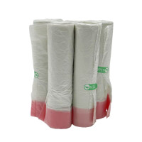 植巾 L240 45*50cm 抽绳款垃圾袋 165个/包 垃圾袋 (单位:包) 乳白色