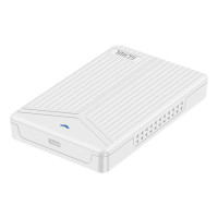 杰储(GCHUL) T1000 5T USB3.0 2.5英寸竖纹白色 移动硬盘 (单位:个) 竖纹白色