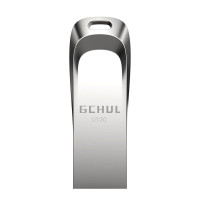 杰储(GCHUL) U130 旭日系列 32G USB3.1 防水防震高速U盘/优盘 (计价单位:个) 银色
