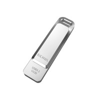 杰储(GCHUL) U130 晚霞系列 64G USB3.1 高速U盘/优盘 (计价单位:个) 银色