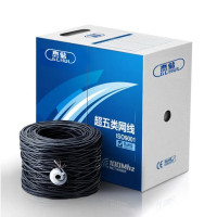 杰储(GCHUL) CWS305MA 超五类室外双护套 网线 305.00 米/箱 (计价单位:箱) 黑色