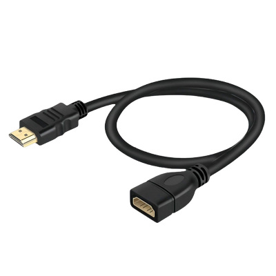 杰储(GCHUL)JYLJX100 HDMI延长线 线长1米 黑色