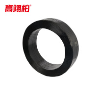 高翊柏 12120009 PET塑钢打包带 带宽16mm 厚0.8mm 捆扎带热熔打包带 1608黑色 重20kg