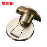 高翊柏 27010078 地装门吸 304不锈钢(青古铜)盒装+胶片+螺丝 不锈钢门阻器防撞门吸卫生间门挡阻门器