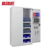 高翊柏 11060206 重型工具柜 内5层带挂板 1800*1000*500mm 灰色 0.8mm厚 金属工具铁皮柜