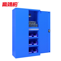 高翊柏 11060213 重型工具柜 1抽屉 内4层带挂板 1800*1000*500mm 蓝色 0.8mm厚 铁皮柜