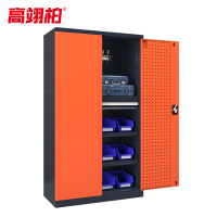 高翊柏 11060219 重型工具柜 1抽屉 内4层带挂板 1800*1000*500mm 灰橙色 0.8mm厚 铁皮柜
