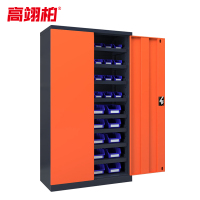 高翊柏 11060222 重型工具柜 内9层 1800*1000*500mm 灰橙色 0.8mm厚 铁皮柜