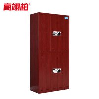 高翊柏 11060246 保密柜 1850*900*420mm 双节国宝指纹(红木纹)1.2mm厚 资料档案柜器材柜