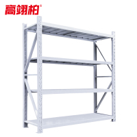 高翊柏 11070031 货架 120*60*200cm 4层白色主架 500kg/层 库房置物架展示架轻型多功能储物架