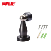 高翊柏 27010062 墙装门吸 枪灰色 打孔款 201不锈钢门阻器防撞门吸卫生间门挡阻门器