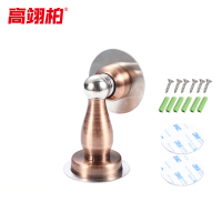 高翊柏 27010073 墙装门吸 红古铜 免打孔两用款 201不锈钢门阻器防撞门吸卫生间门挡阻门器