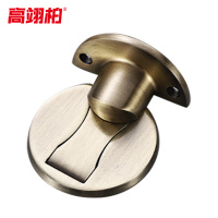 高翊柏 27010085 地装门吸 锌合金(青古铜)盒装+胶片+螺丝 不锈钢门阻器防撞门吸卫生间门挡阻门器