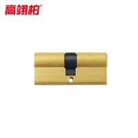 高翊柏 10030013 80铜锁芯正心(双开)带3把钥匙 防盗门大门入户门老式双面通用型防撬