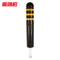 高翊柏 10030489 15.9cm直径橡胶警示柱 塑料警示柱道路警示路桩弹力柱抗撞耐压马路停车位安全隔离