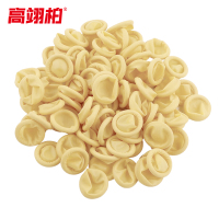 高翊柏 17040108 米黄色百级乳胶手指套 M码 500g/包 约800只 耐磨防滑防尘一次性手指套 电子工业指套