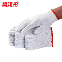 高翊柏 17040130 棉线手套 500普棉 60双装 加厚防滑耐磨工地干活工作手套司机棉纱手套