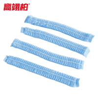 高翊柏 17060060 一次性无纺布条形帽 单筋 均码 100只/袋 防尘帽无纺布帽头套发罩网帽食物厂防尘防落发