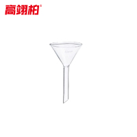 高翊柏 33010296 三角漏斗 40mm 加厚标准高硼硅漏斗 实验过滤漏斗 短管三角漏斗