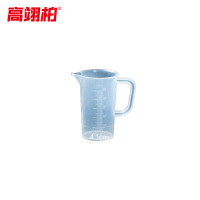 高翊柏 33010577 PP塑料量杯 100ml 带手柄 塑料刻度量杯加厚透明杯 实验容量杯 10个装