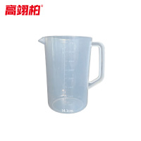高翊柏 33010585 PP塑料量杯 4000ml 带手柄 塑料刻度量杯加厚透明杯 实验容量杯