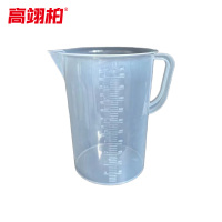 高翊柏 33010586 PP塑料量杯 5000ml 带手柄 塑料刻度量杯加厚透明杯 实验容量杯