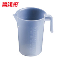 高翊柏 33010655 PP量杯 2000ml白色刻度 塑料刻度量杯加厚透明杯 实验容量杯