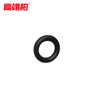高翊柏 33010413 四氟塞O型圈 黑色 7*11mm 聚四氟乙烯搅拌塞 套塞烧瓶塞F4标口塞 50只装