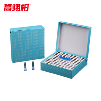 高翊柏 33010939 纸质冻存管盒 100格0.5ml-纸隔板 冷冻管盒样本冻存盒低温储存试管盒