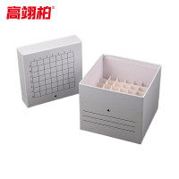高翊柏 33010949 纸质冻存管盒 49格10-15ml 冷冻管盒样本冻存盒低温储存试管盒
