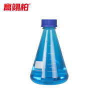 高翊柏 33010756 锥型蓝盖试剂瓶 1000ml 丝口玻璃瓶带刻度溶剂瓶螺口液体取样瓶