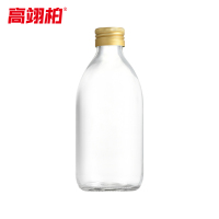 高翊柏 33010831 玻璃试剂瓶 300ml手拧盖 液体分装瓶密封样品瓶取样瓶小药瓶