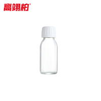 高翊柏 33010835 玻璃试剂瓶 100ml白色防盗盖 液体分装瓶密封样品瓶取样瓶小药瓶