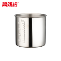 高翊柏 33011002 304不锈钢量杯 120ml 带刻度实验室防碘伏液体换杯