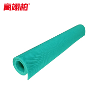 高翊柏 32010024 PVC镂空防滑垫 4.5mm厚*1.8m宽*1m*绿色 S形浴室塑胶防水地毯多拍不截断