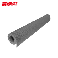 高翊柏 32010072 PVC镂空防滑垫 5mm厚*1.6m宽*1m*灰色 加厚款 S形浴室塑胶防水地毯多拍不截断