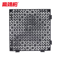 高翊柏 32010085 pvc防滑垫 黑色30*30cm*厚1.5cm 自由拼接浴室脚垫地垫隔水疏水卫生间淋浴可剪裁