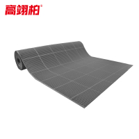 高翊柏 32010514 PVC内六角镂空地垫 灰色*1.2m宽*1m 厕所卫生间防滑垫耐磨游泳池隔水垫