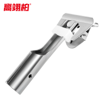 高翊柏 32040113 尘推夹头 镀铬1.5mm厚(含螺丝)平板拖把配件单杆旋转夹头尘推杆支架 10个起订