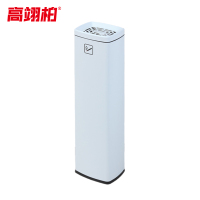 高翊柏 32030315 座地烟灰柱 短款-亮光白 酒店大堂立式商场电梯厅不锈钢立式户外烟灰桶