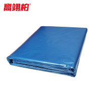 高翊柏 32030726 大号平口垃圾袋 90*110cm*4丝 50只/包 蓝色 加厚环卫商用酒店物业平口垃圾袋