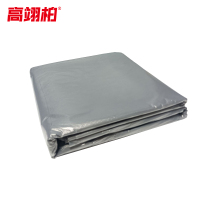 高翊柏 32030719 大号平口垃圾袋 80*90cm*4丝 50只/包 灰色 加厚环卫商用酒店物业平口垃圾袋